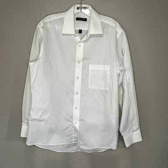 Pierre Cardin Long Sleeve Button Down Dress Shirt Size Medium - Picture 1 of 7